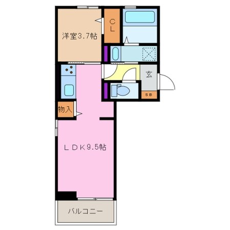 伊勢川島駅 徒歩12分 2階の物件間取画像